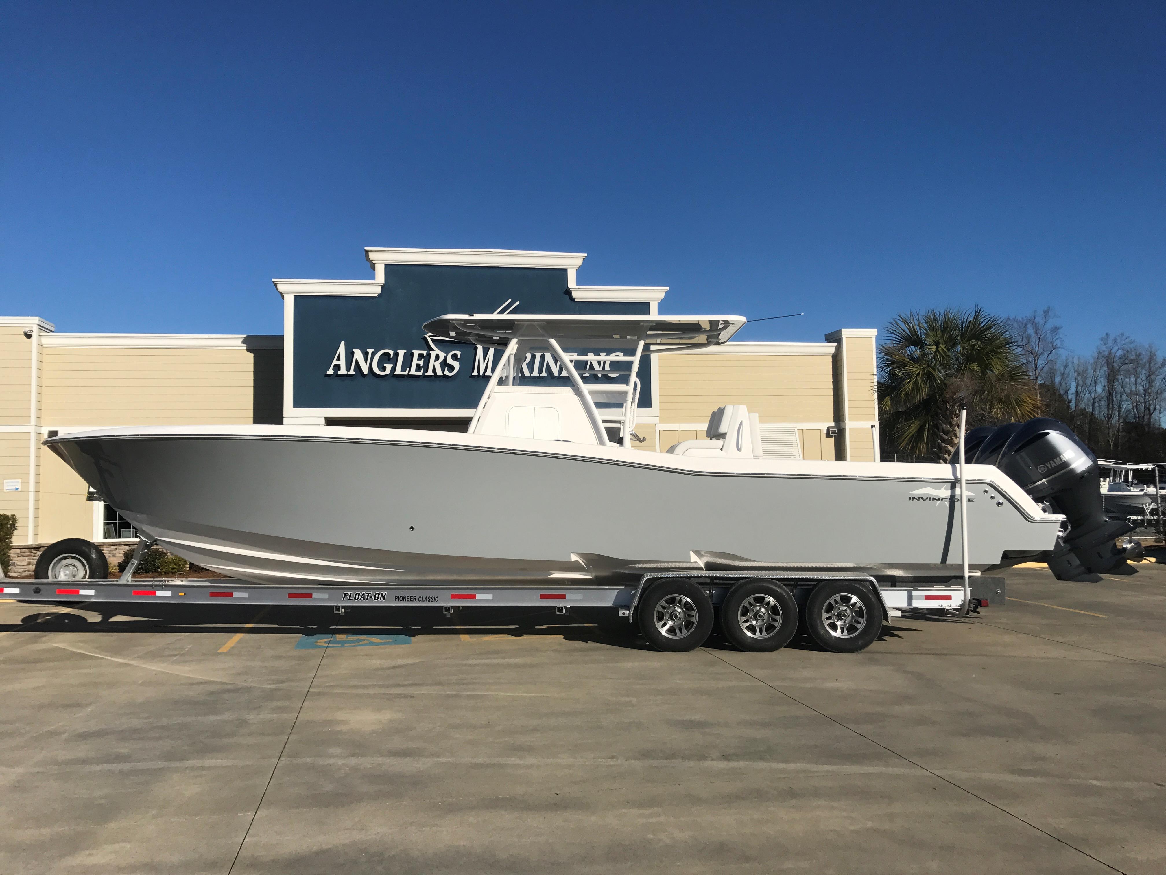 2020 Invincible 36 Whisper Grey For Sale In Nc - Angler's Marine - 910 