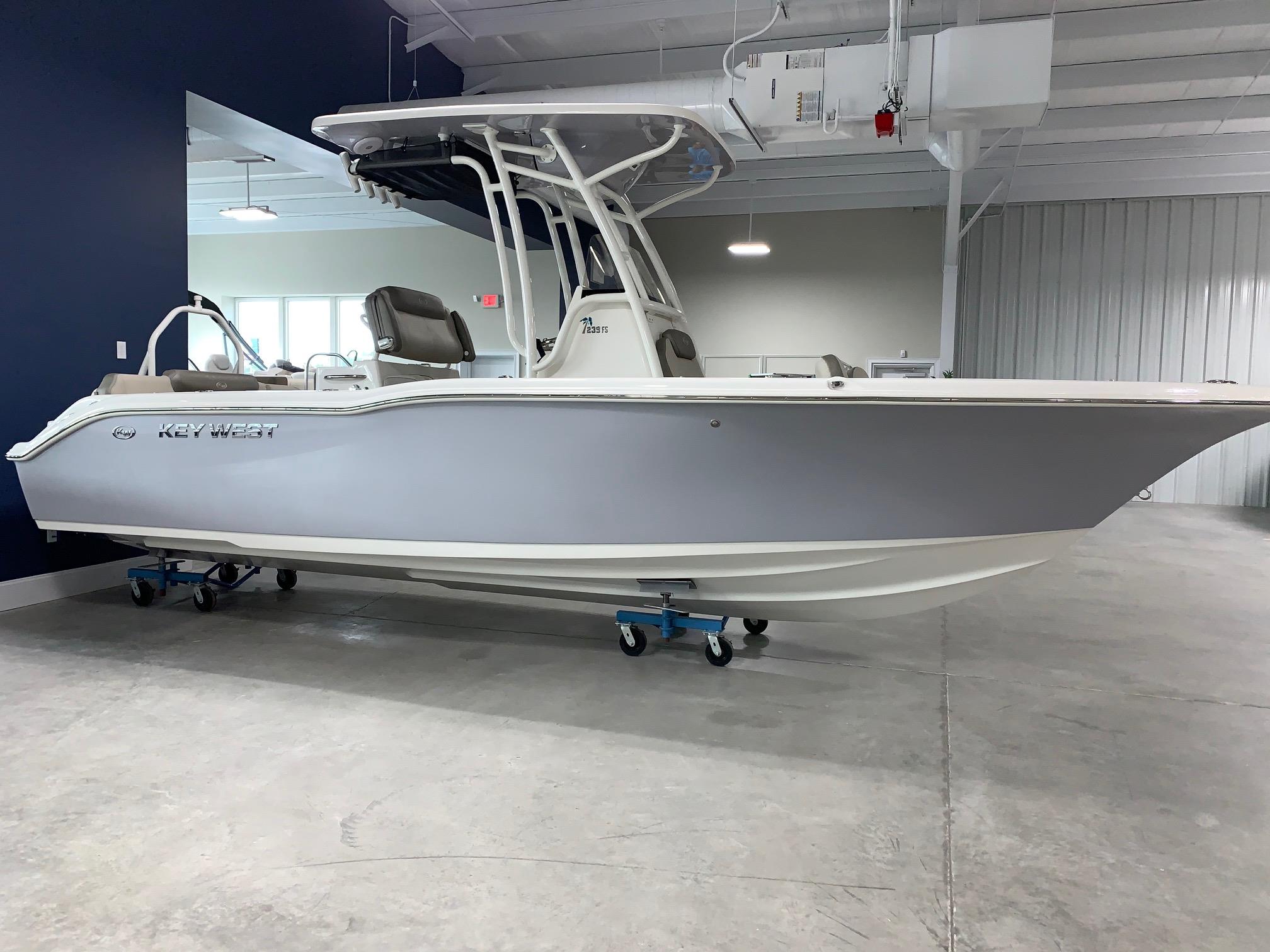 21 Key West 239 Fs Manta Gray White For Sale In Nc Angler S Marine 910 755 7900