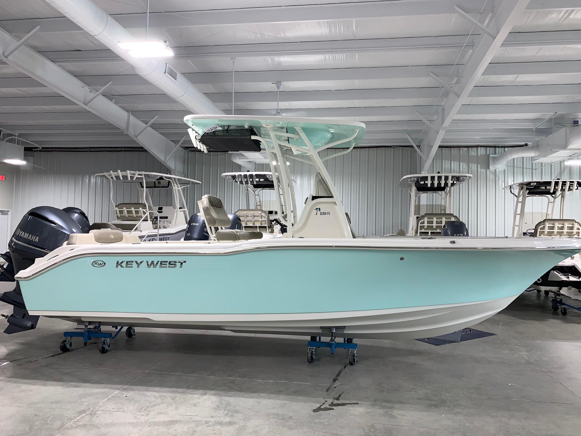 21 Key West 239 Fs Seafoam White For Sale In Nc Angler S Marine 910 755 7900